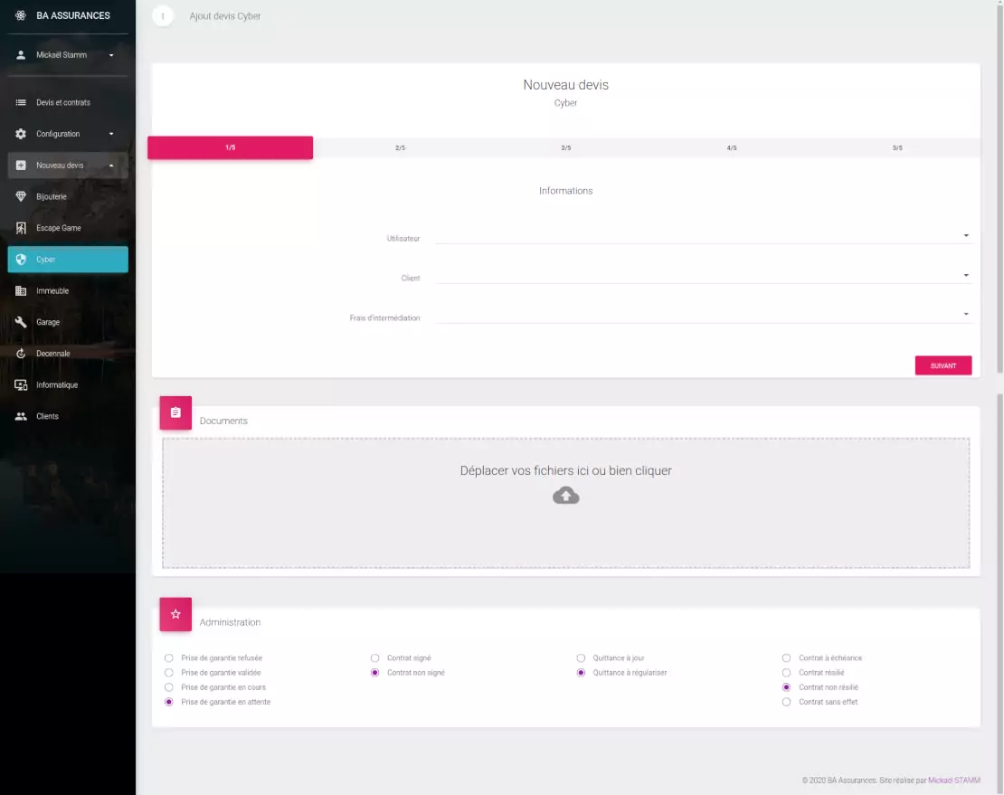 BA Assurances — Devis