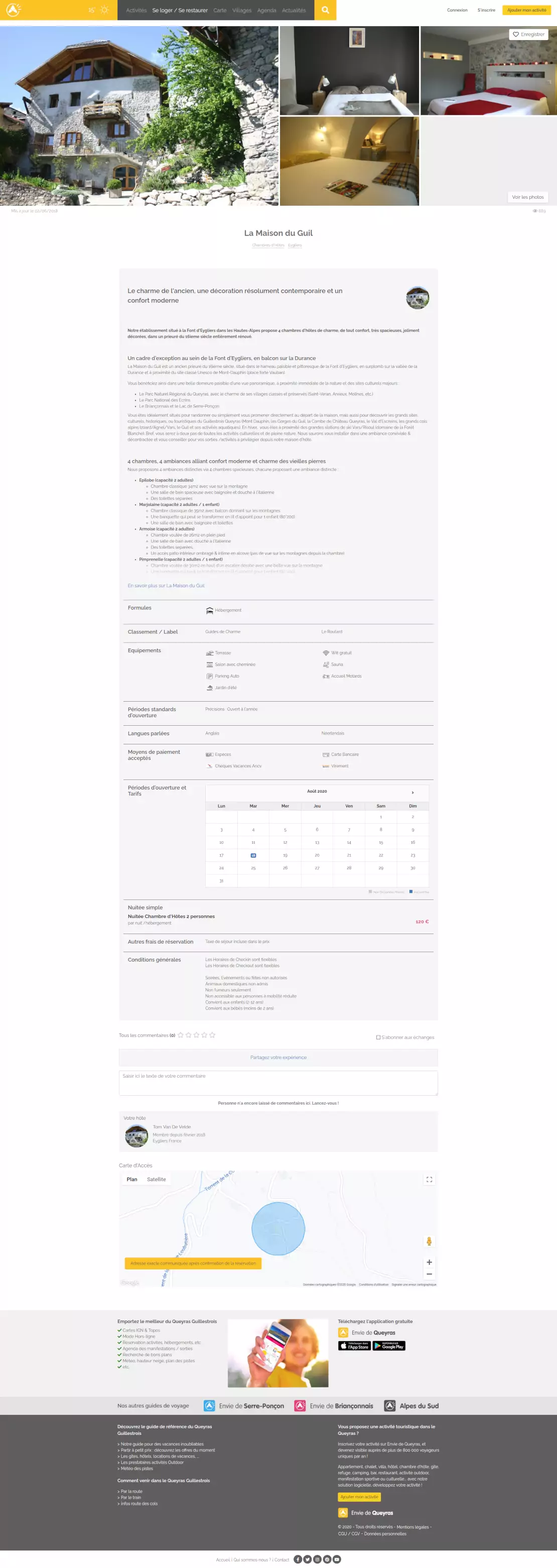 Envie de Queyras — Gîte