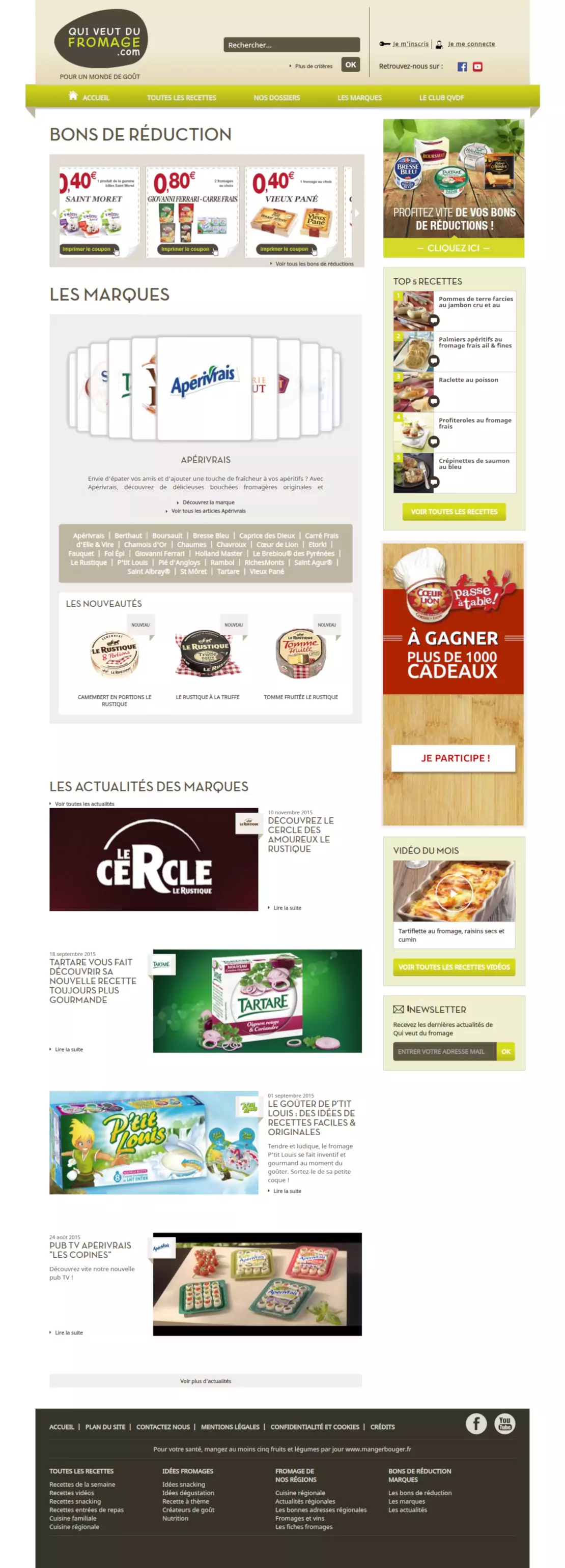 Qui Veut Du Fromage — Réductions